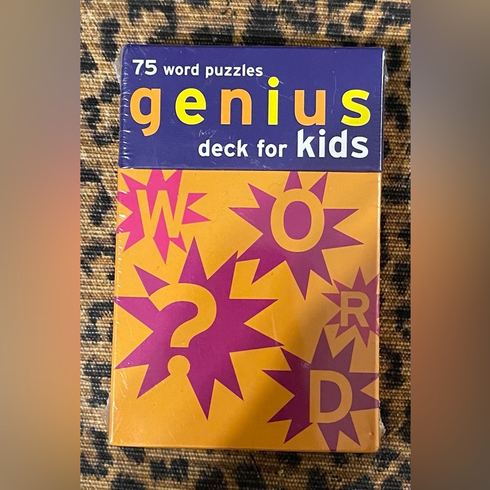 Genius Deck For Kids RARE out of print deck
